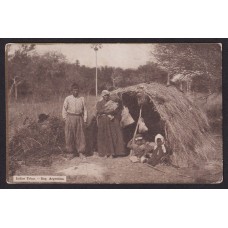 INDIOS TOBAS ANTIGUA TARJETA POSTAL